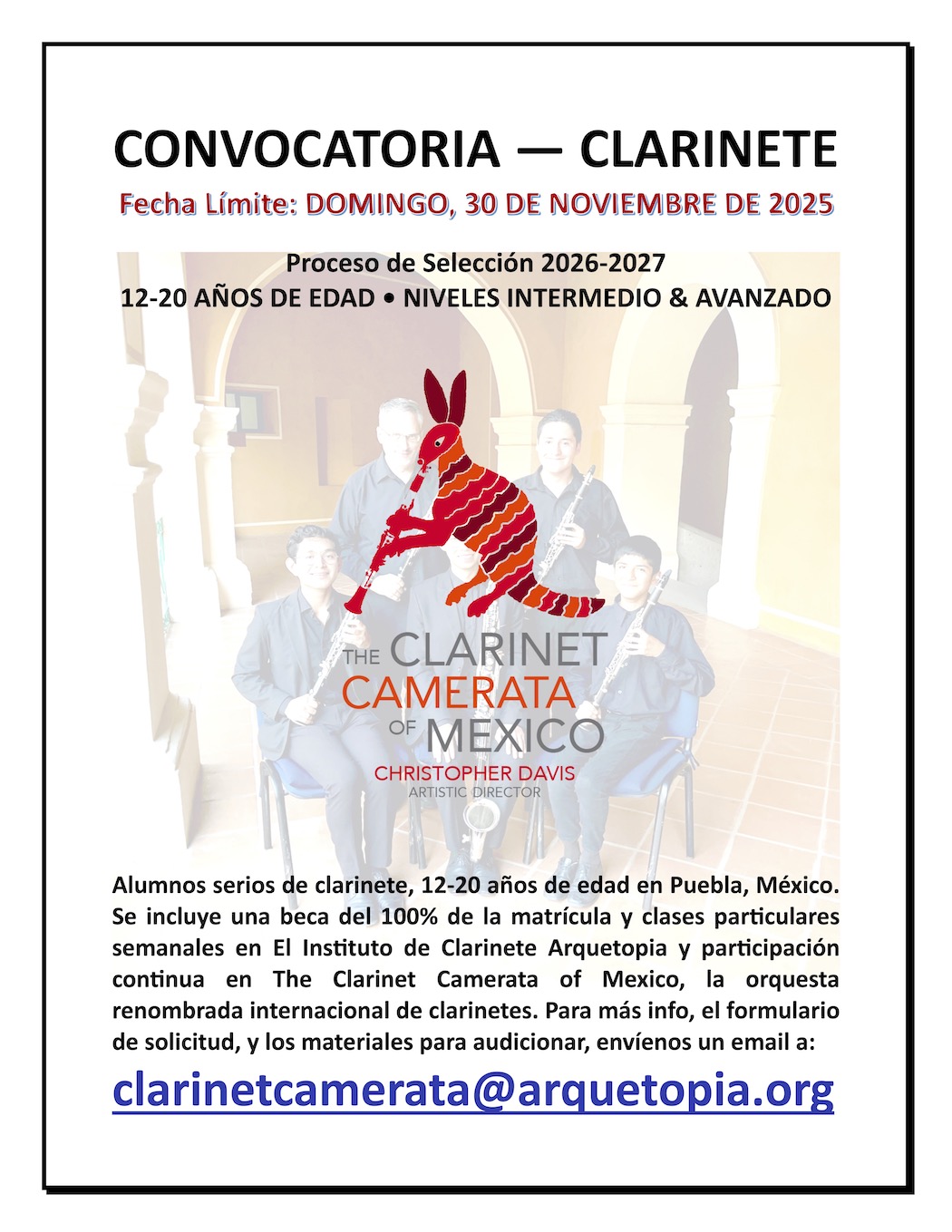 Convocatoria 2026 2027 Website