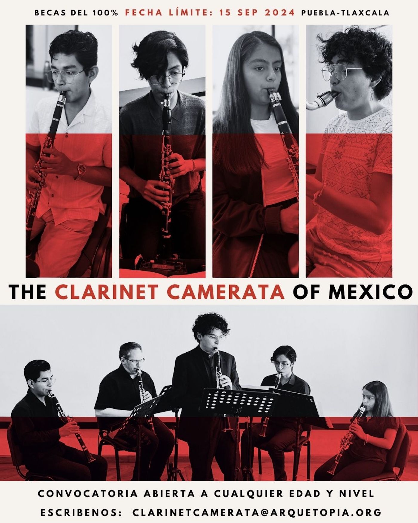 The Clarinet Camerata of Mexico 2024a Poster