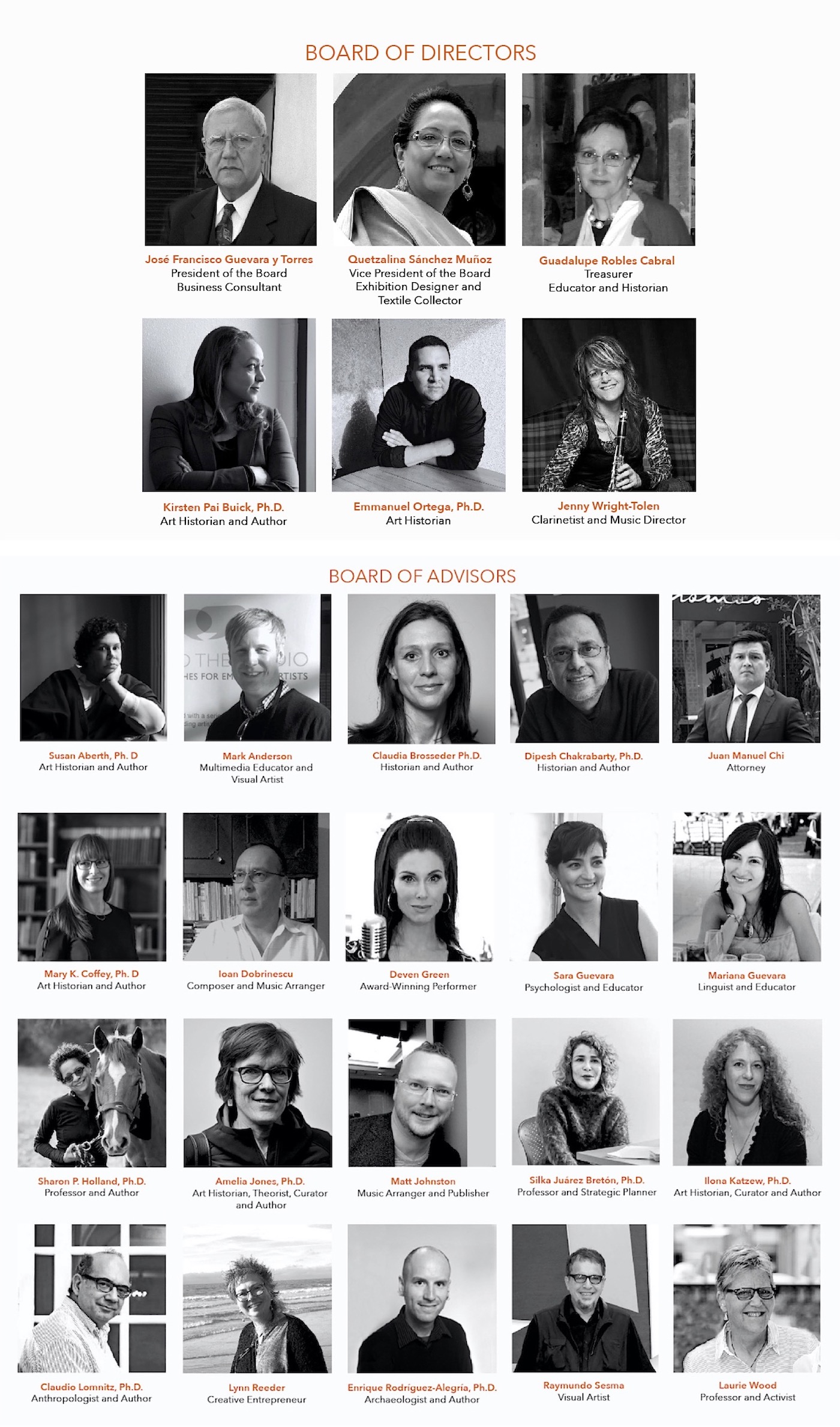 Arquetopia Board of Directors