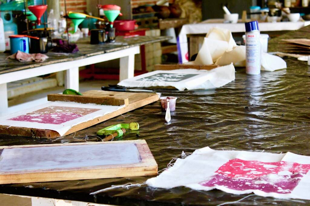 Arquetopia Natural Ink Silkscreen Instructional Residency 1d