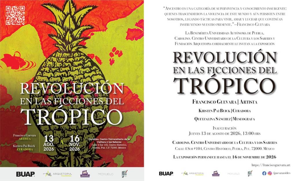 FRancisco Guevara Arquetopia Revolucion en las Ficciones del Tropico INVITE